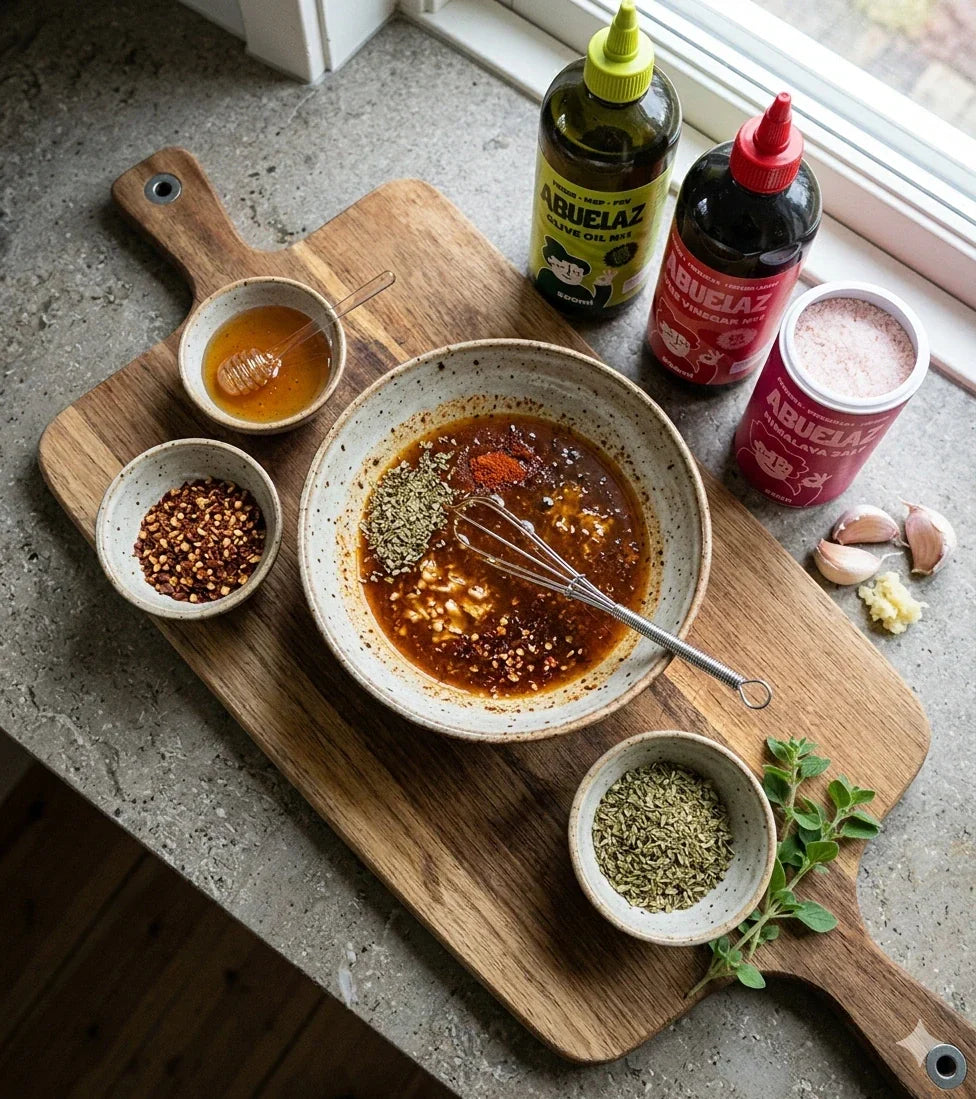 Abuelaz All-star grillolja för grillkvällen.