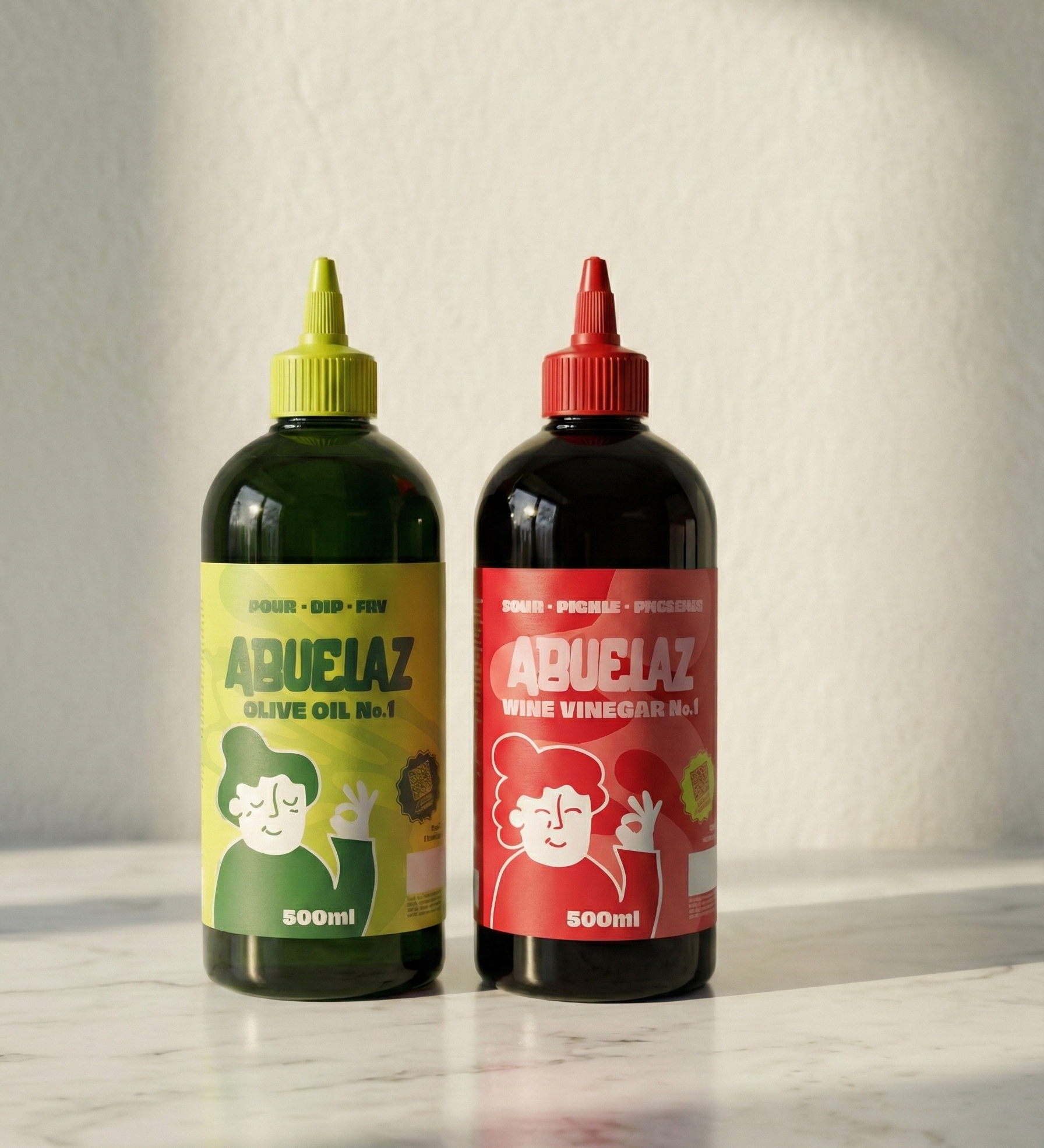 abuelaz, spansk olivolja, vinäger, 