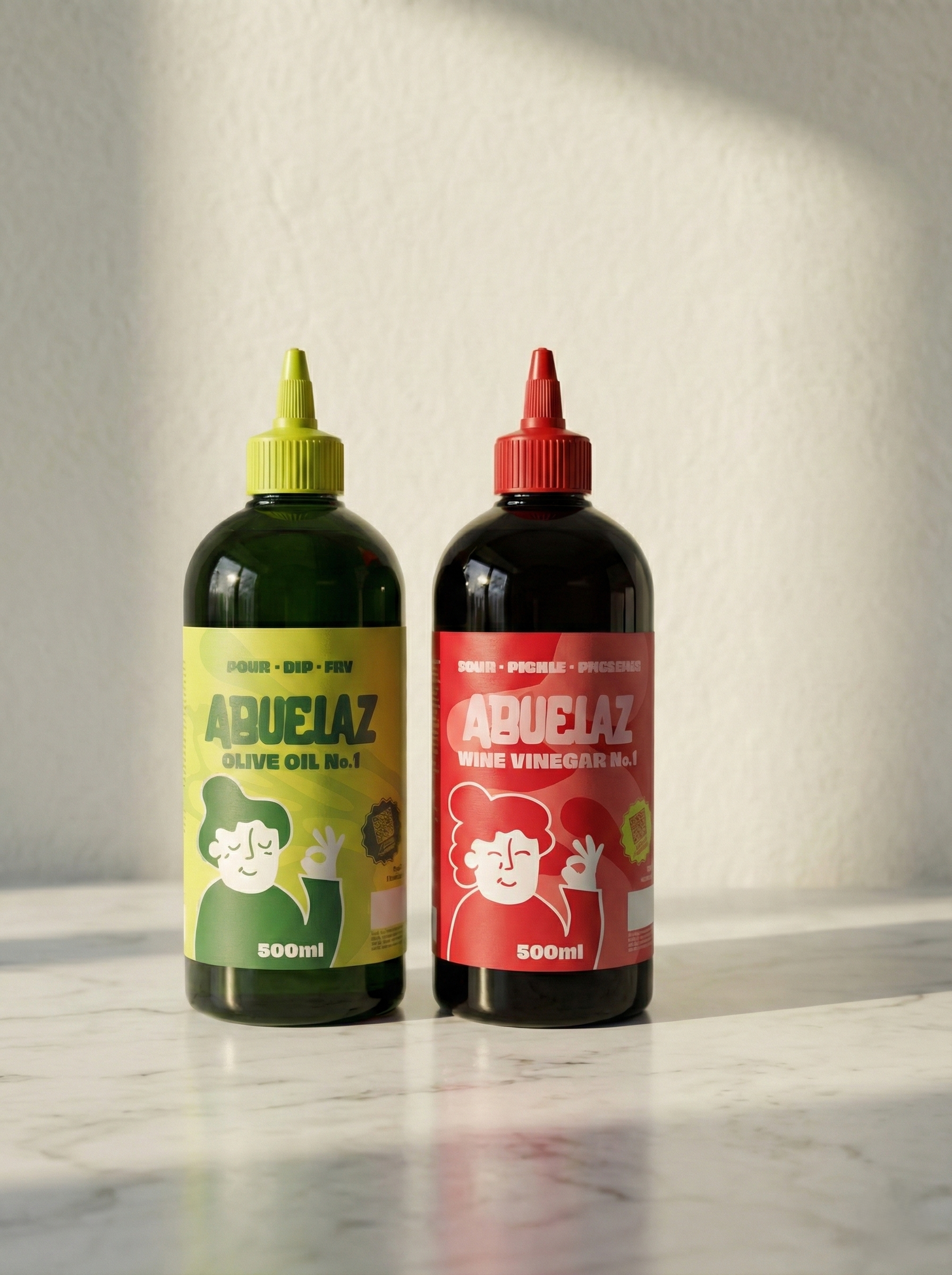 abuelaz, spansk olivolja, vinäger, 