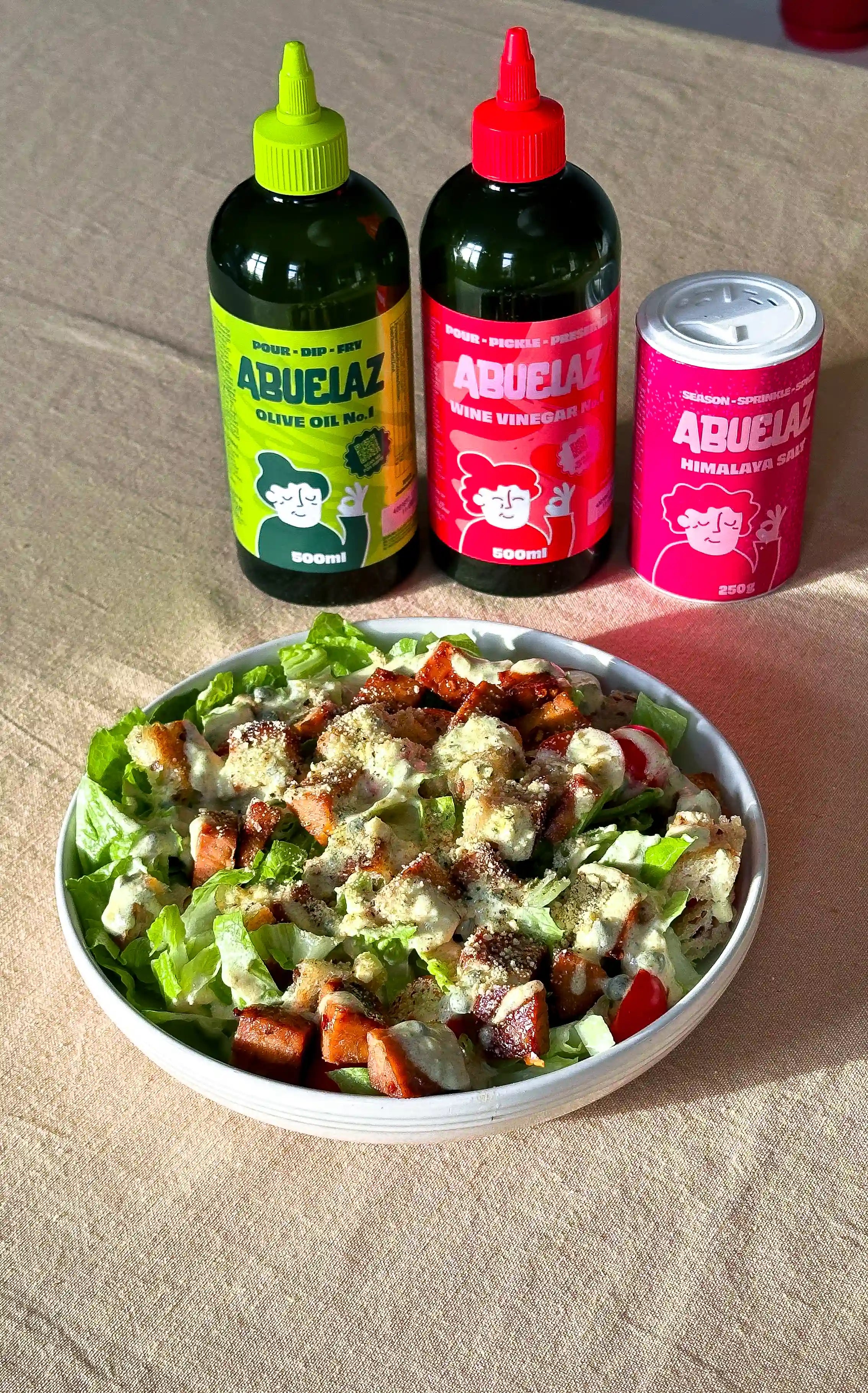 Spansk olivolja - Abuelaz No 1 - perfekt för kalla rätter, men även för höga teperaturer som stekning och fritering