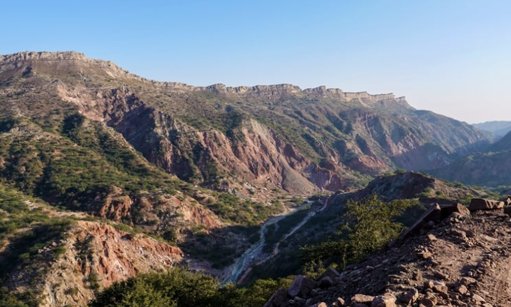 Salt range Pakistan - Där himalaya saltet från Abuelaz kommer ifrån